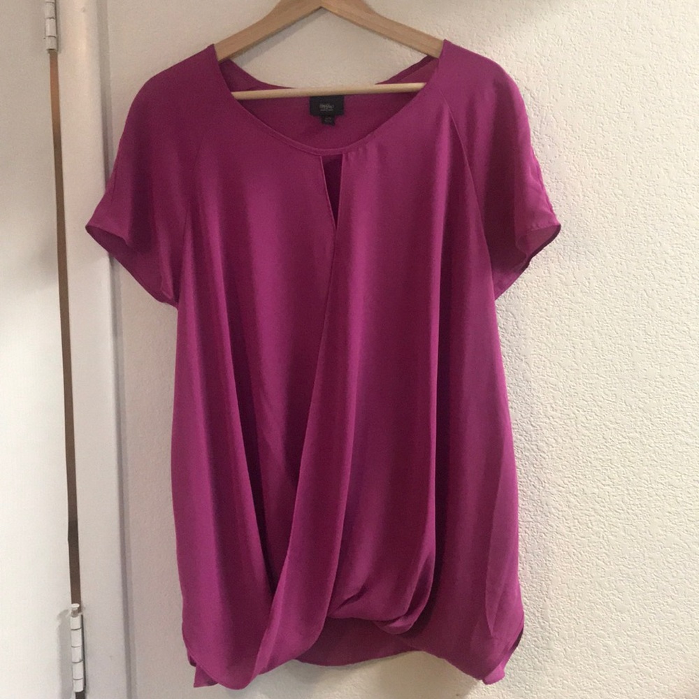 Mossimo XL pink/fuchsia blouse